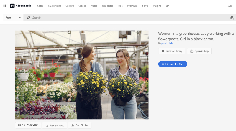 Find UGC content on stock photo platforms