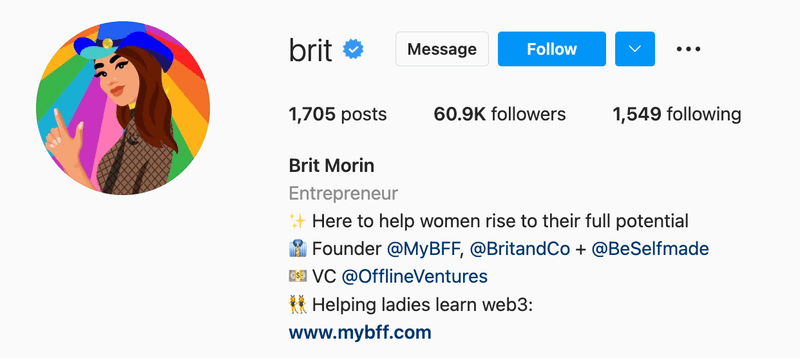 cute instagram bios for influencers