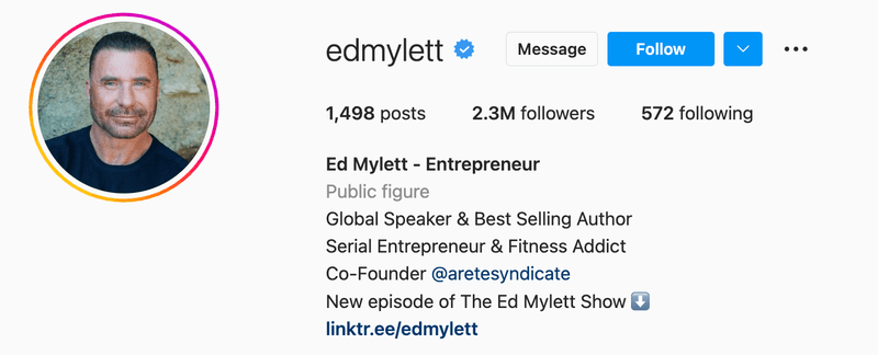 good instagram bio for an entrepreneur