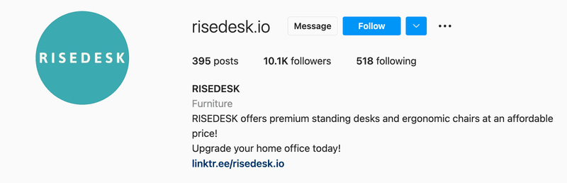 risedesk bio ideas for a business