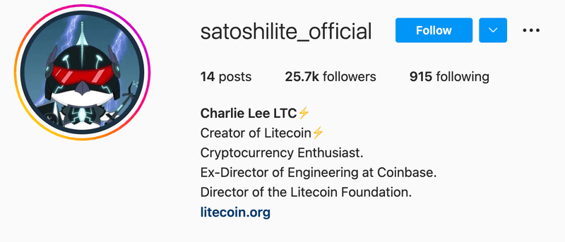 boas biografias de instagram para influenciadores de criptomoedas