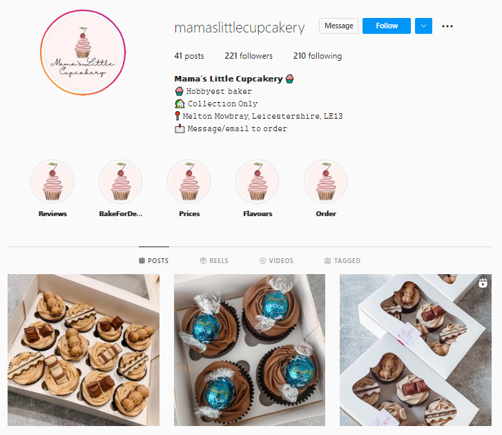 Instagram business ideas for food blogger and baker