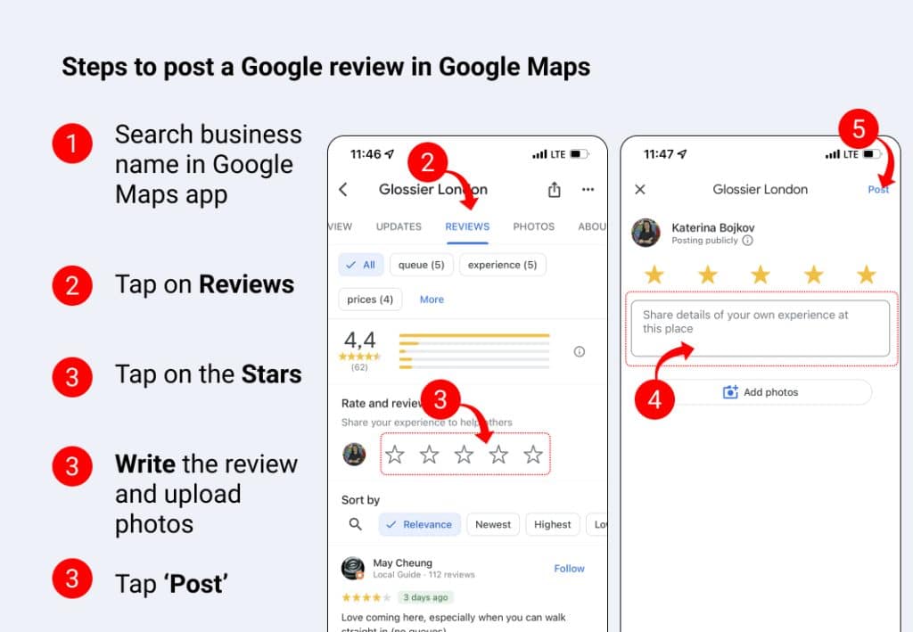 How To Make A Review In Google