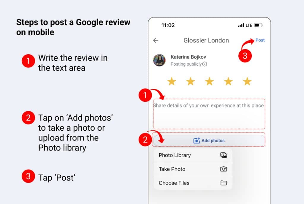 How To Write A Review On Google   Write And Post Google Review On Mobile 1024x687 