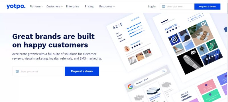 Yotpo platform for ecommerce brands