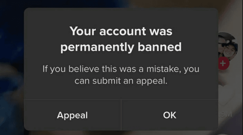 tiktok shadow ban on your account