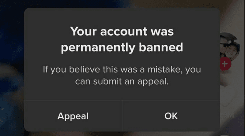 Am I permanently banned on TikTok?