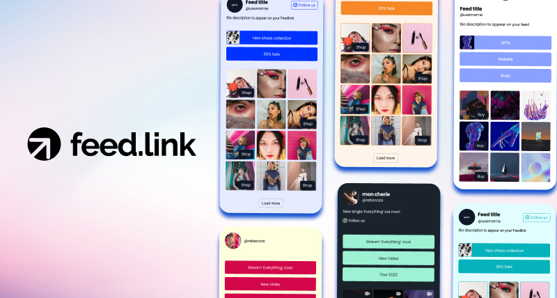 Link do TikTok na ferramenta bio Feedlink