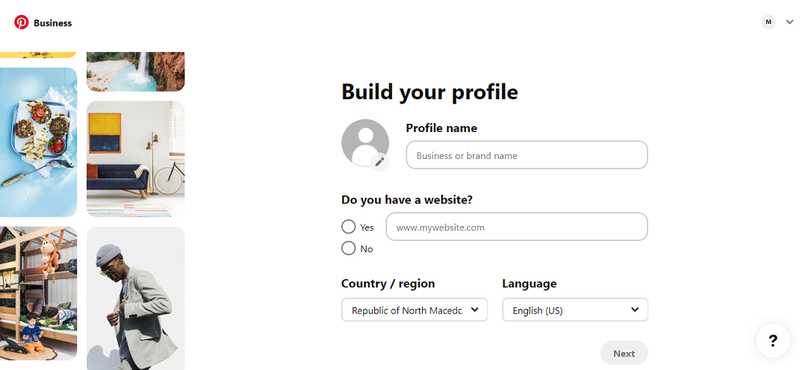 build your profile