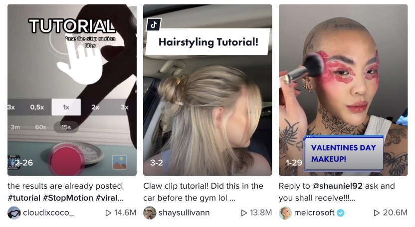 TikTok live tutorials ideas