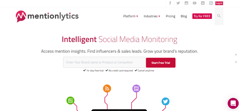 mentionlytics as part of social media listening tools