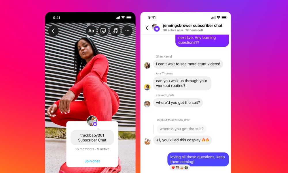 Introducing subscriber chat on Instagram