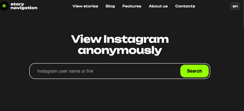 Instagram story viewer - InstaNavigation Preview
