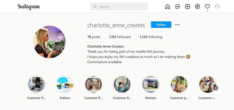 instagram highlights customer appreciation