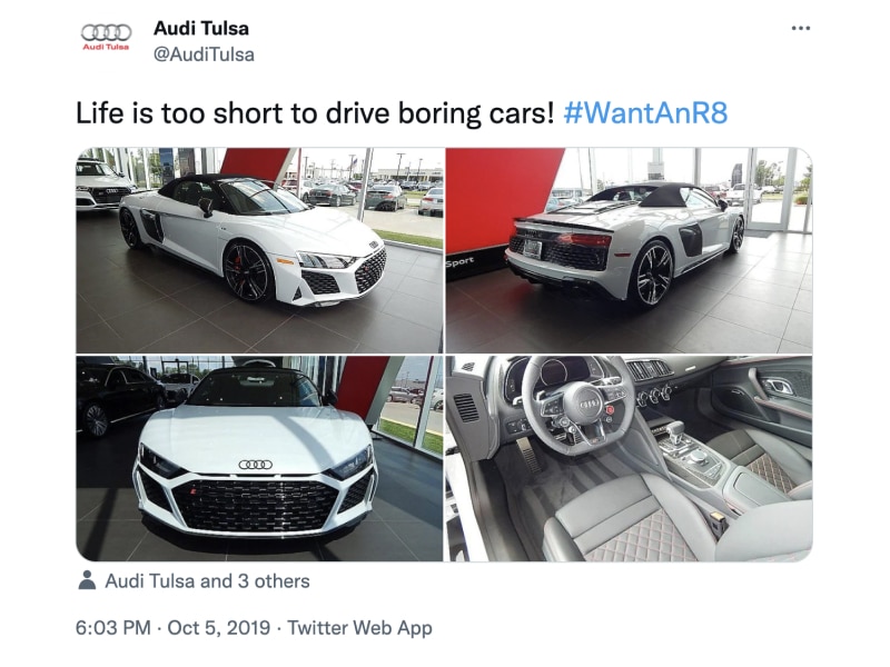 Audi UGC for Twitter