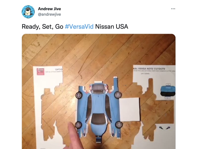 user-generated content video for Nissan