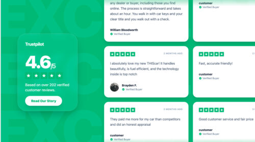 Truspilot testimonials page