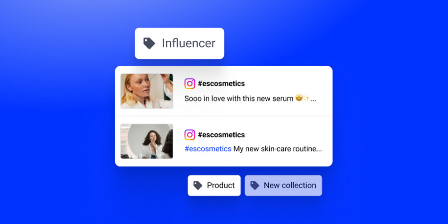 Tag social media posts