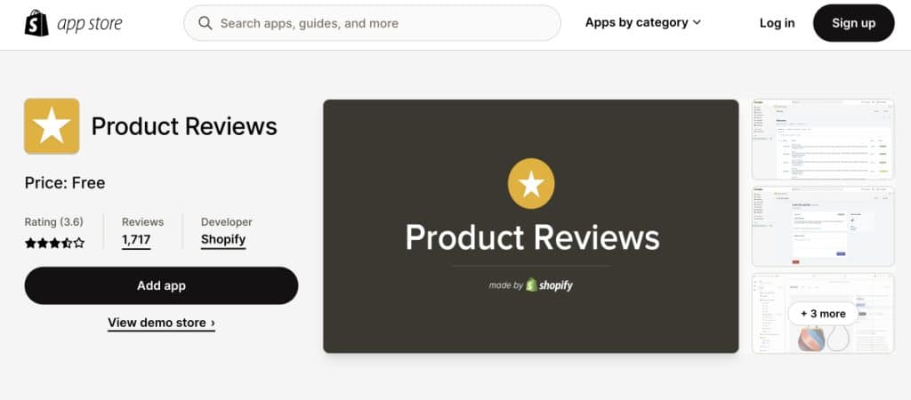 Shopify Product Reviews