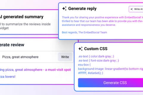 AI powered reviews tools by EmbedSocial