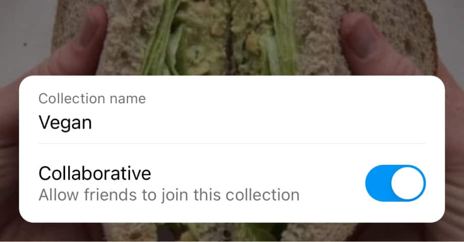Instagram collaborative collections