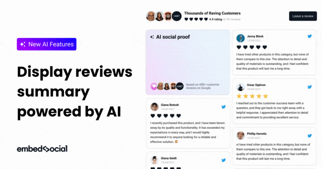 Ai reviews summarizer