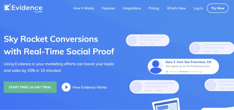 Evidence social proof app