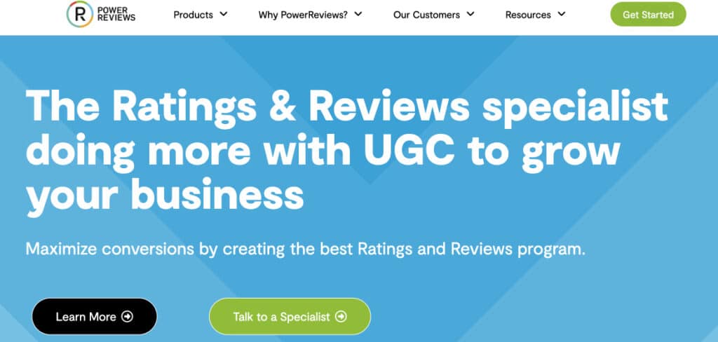 PowerReviews ratings software