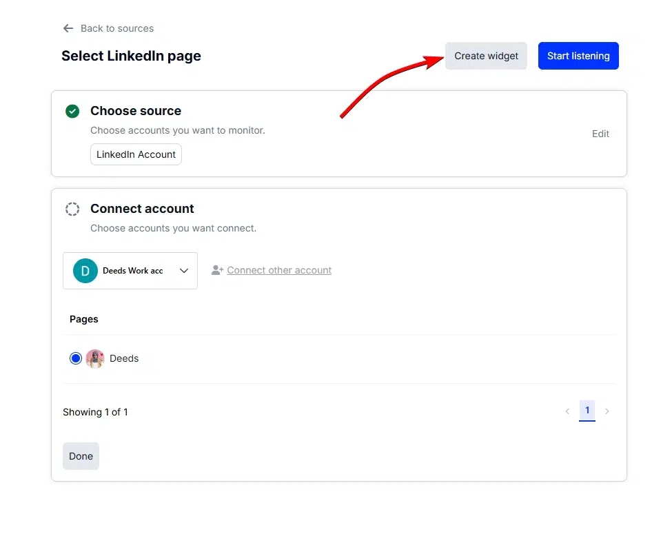 adding your linkedin account to embedsocial