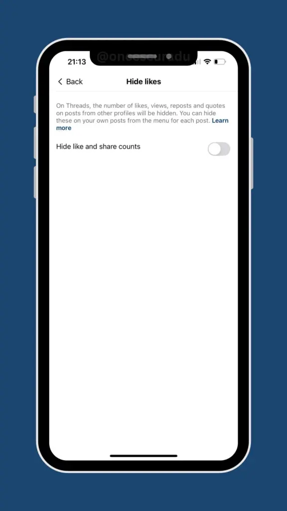 threads hide likes and share counts