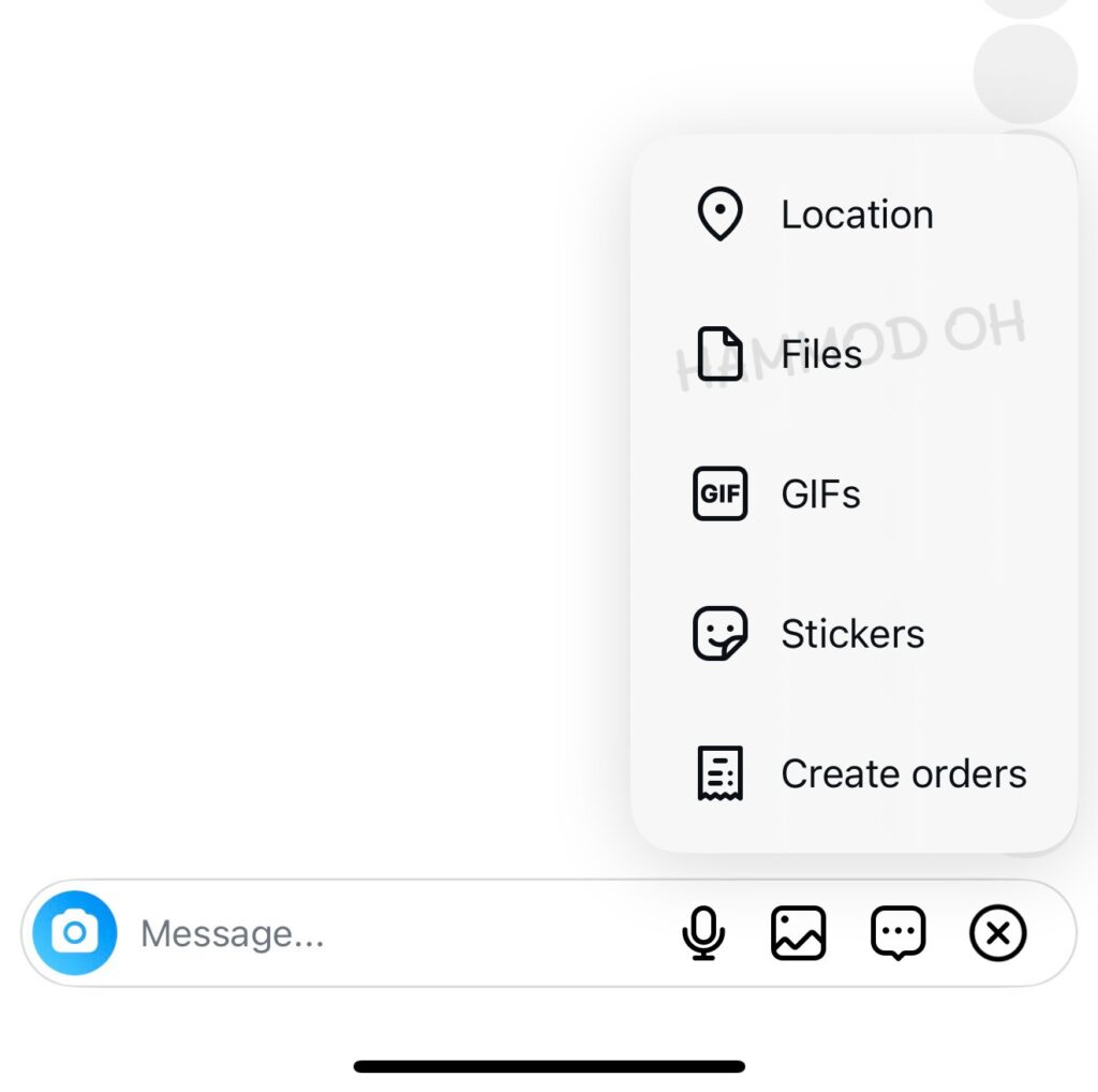 sending files in instagram dms feature