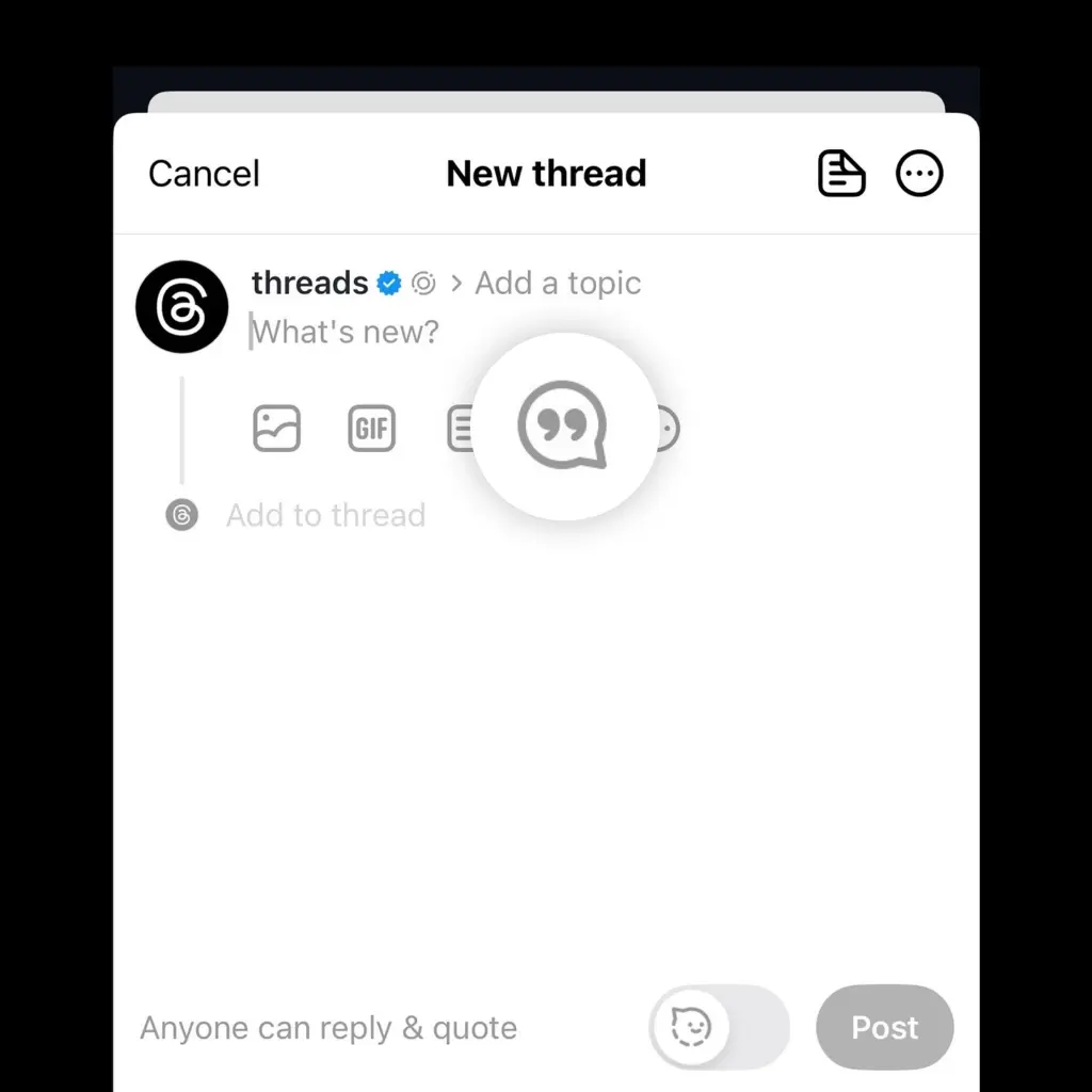 threads post quoted threads