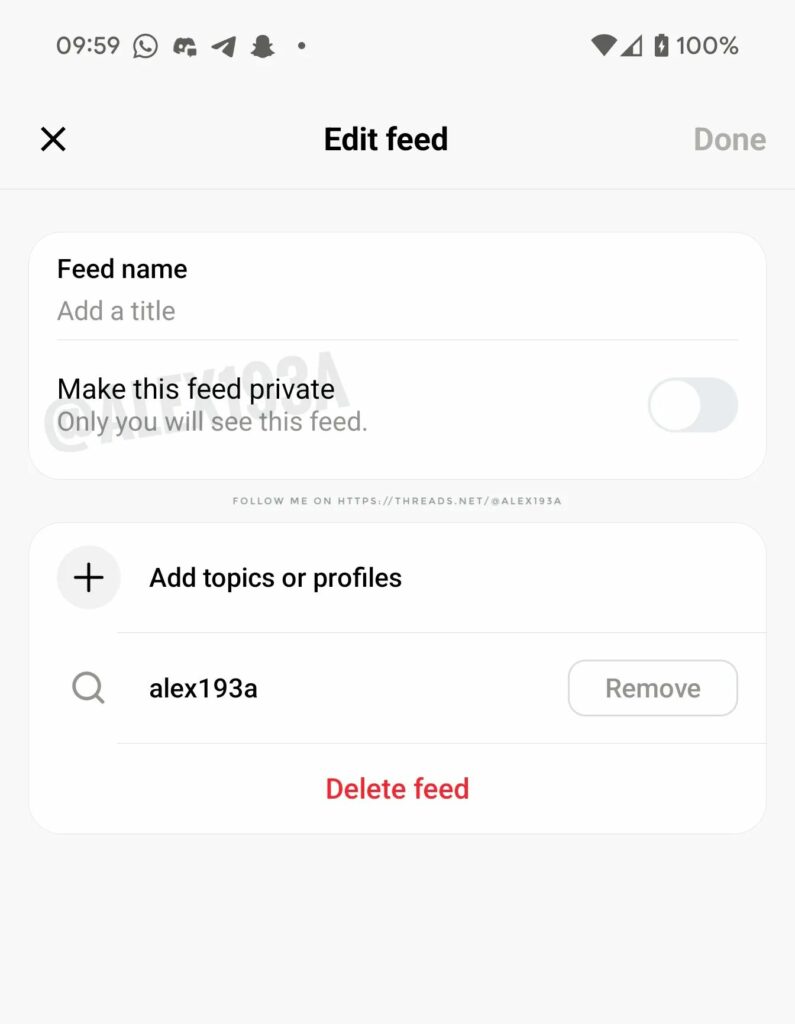 threads public feeds feature