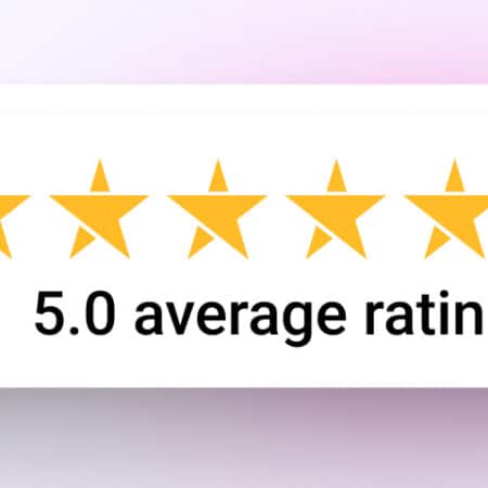 5 star rating on Google