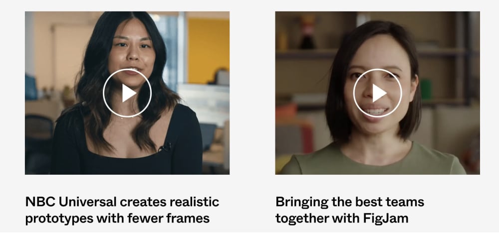 Figma video testimonials 