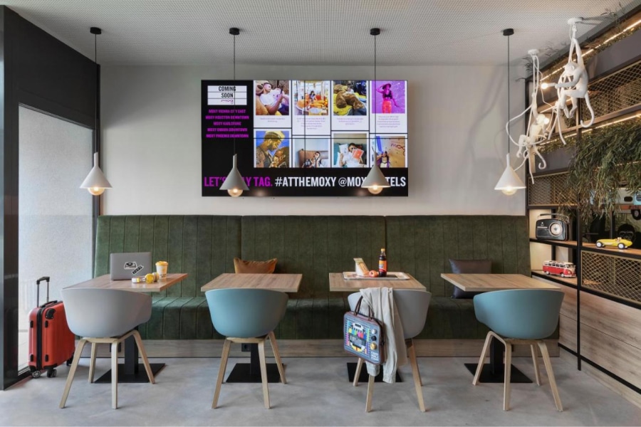 User generated content on digital signage