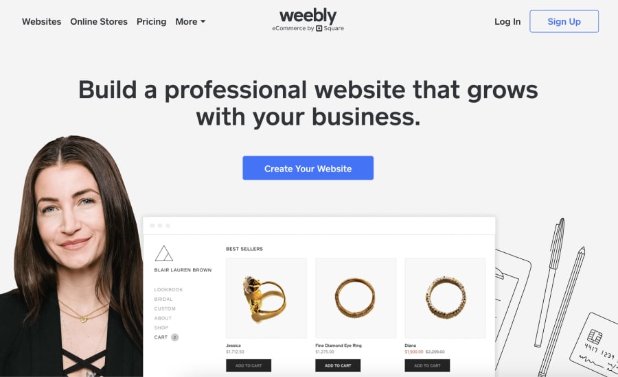 Web builder by Weebly
