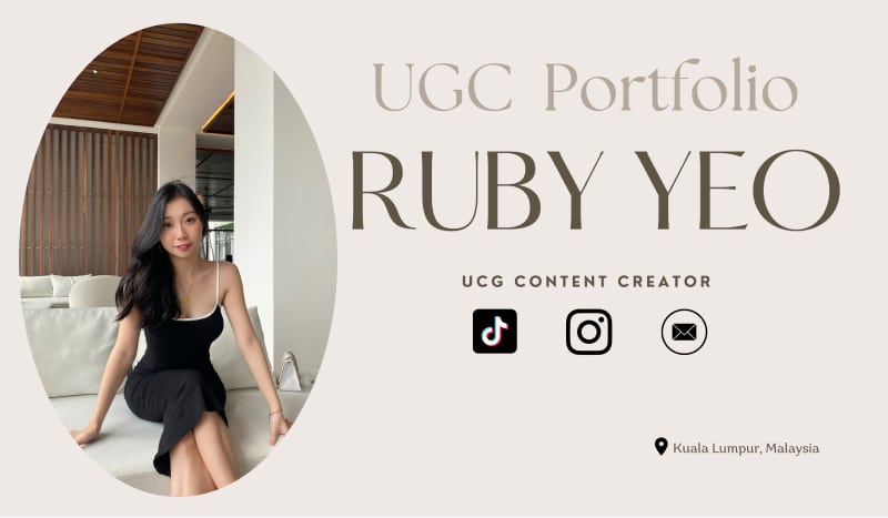 Ruby Yeo UGC portfolio