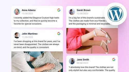 How to Embed Google reviews on WordPress website
