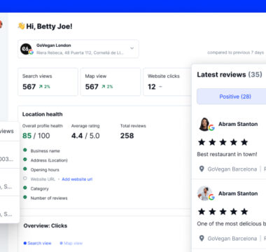 Multi-location GBP reviews management