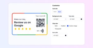 Collect Google reviews with QR code
