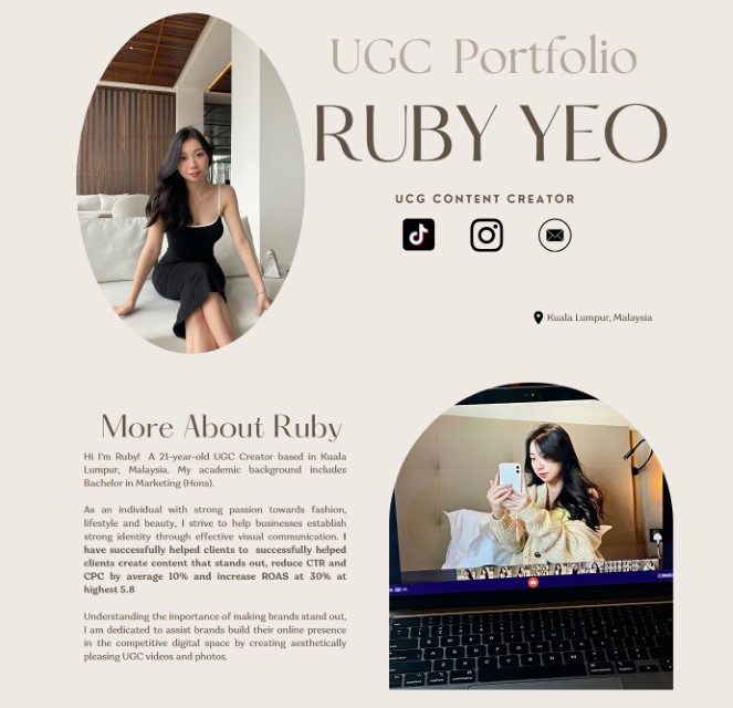 ruby yeo ugc portfolio