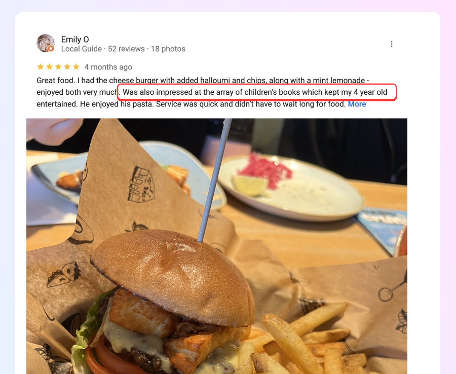 Great family friendly restaurant review