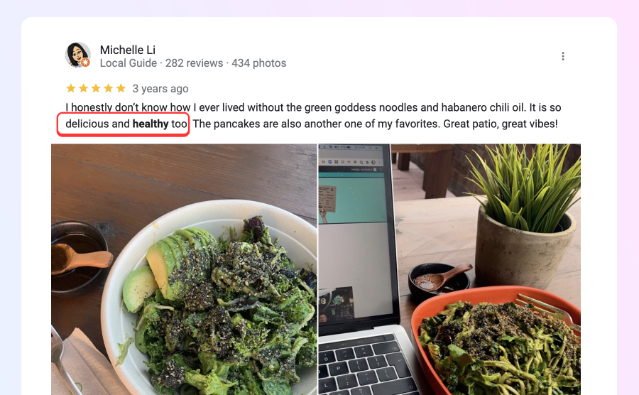 healthy restaurant review