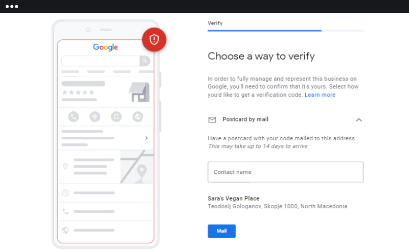 choosing a method to verify your google business profile