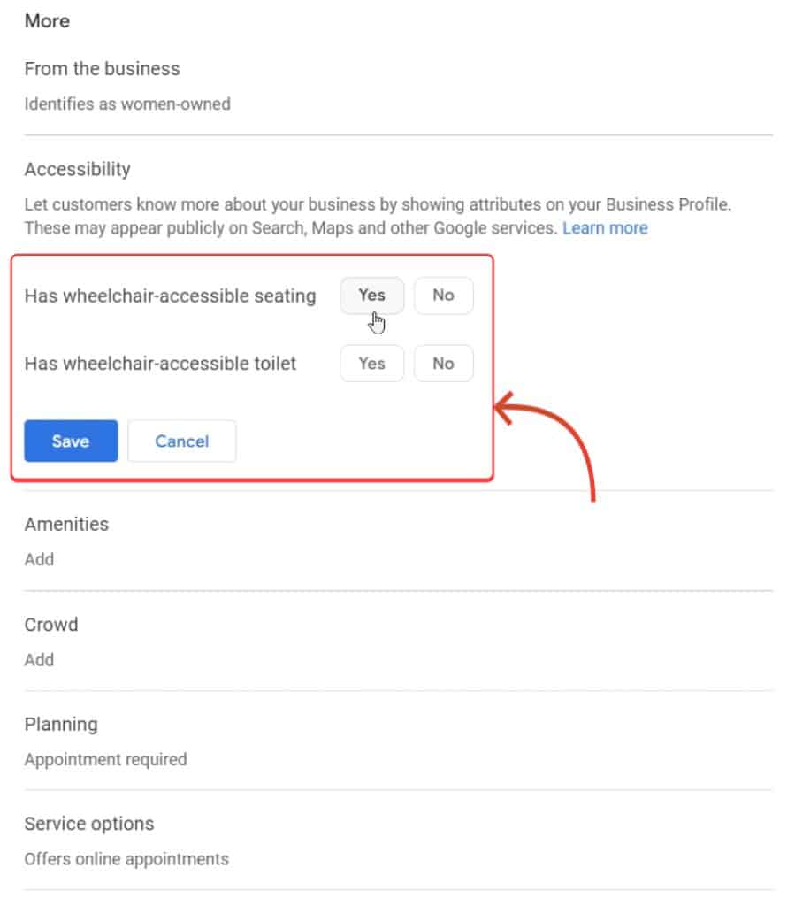 choosing separate gbp attributes