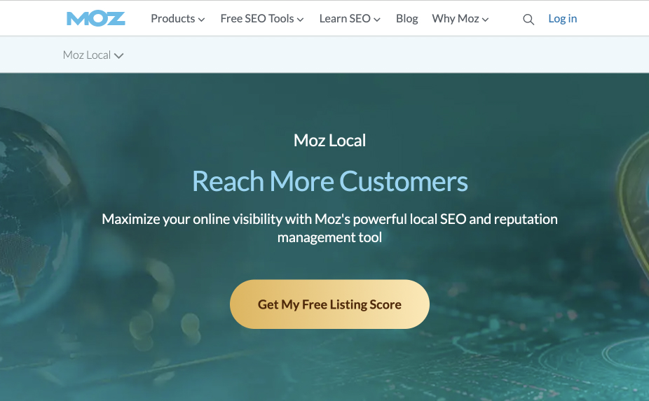 moz local landing page