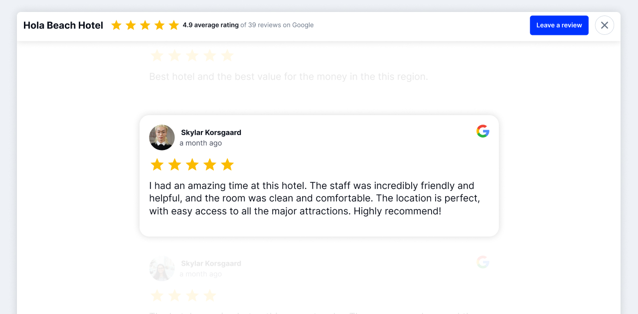 21 Best Google Reviews Widgets to Embed on Your Website - EmbedSocial