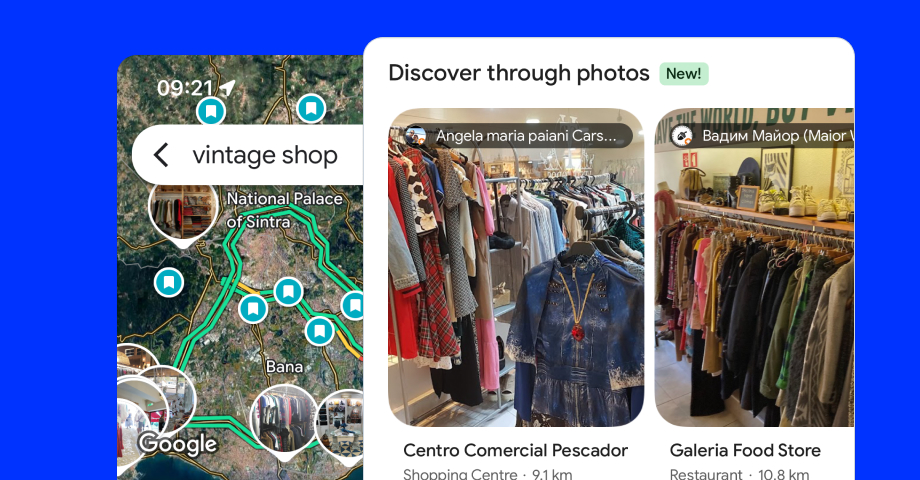 Discover through photos feature on Google maps