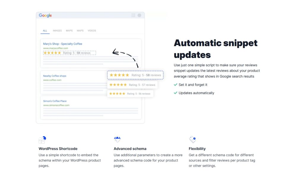 embedsocial automatic snippet updates example